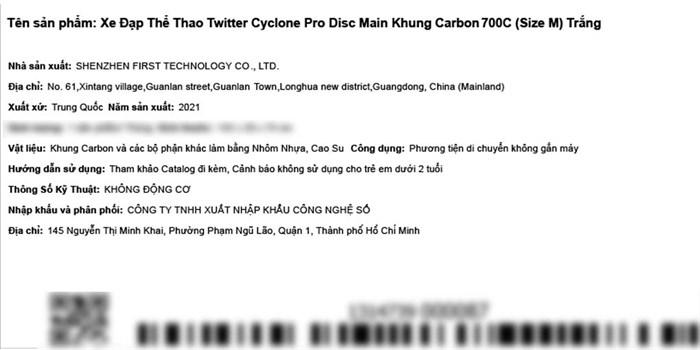 Xe Đạp Thể Thao Road Twitter Cyclone Pro Disc Main 29 inch Size M Màu Trắng