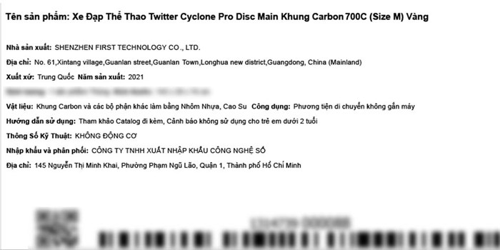 Xe Đạp Thể Thao Road Twitter Cyclone Pro Disc Main 29 inch Size M Màu Vàng