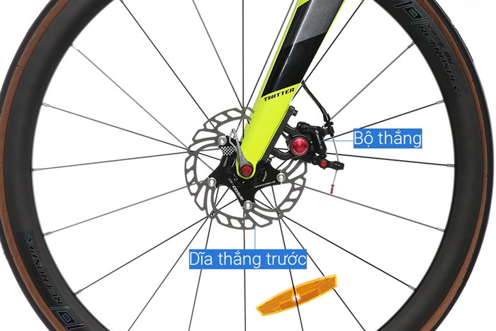 Xe Đạp Thể Thao Road Twitter Cyclone Pro Disc Main 29 inch Size M Màu Vàng