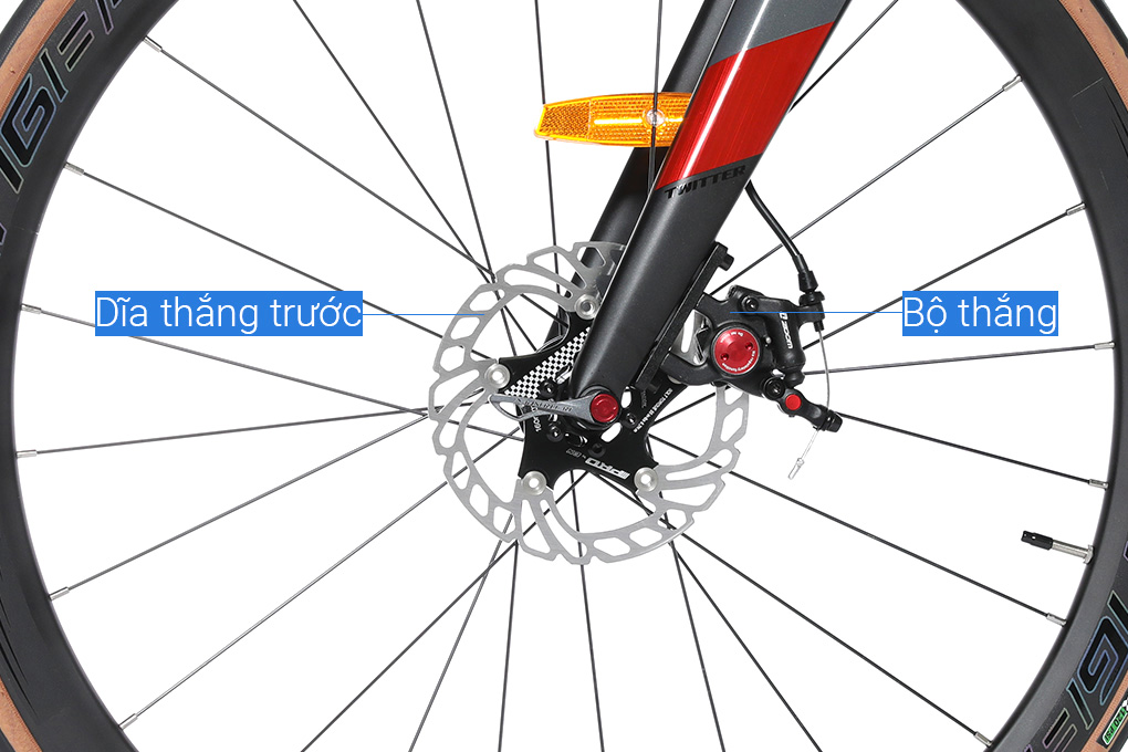 Xe Đạp Thể Thao Road Twitter Cyclone Pro Disc Main 29 inch Size M Màu Đen - Đỏ