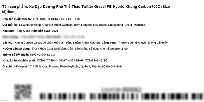 Xe Đạp Thể Thao Road Twitter Gravel PB Hybrid 29 inch Size M Màu Đen