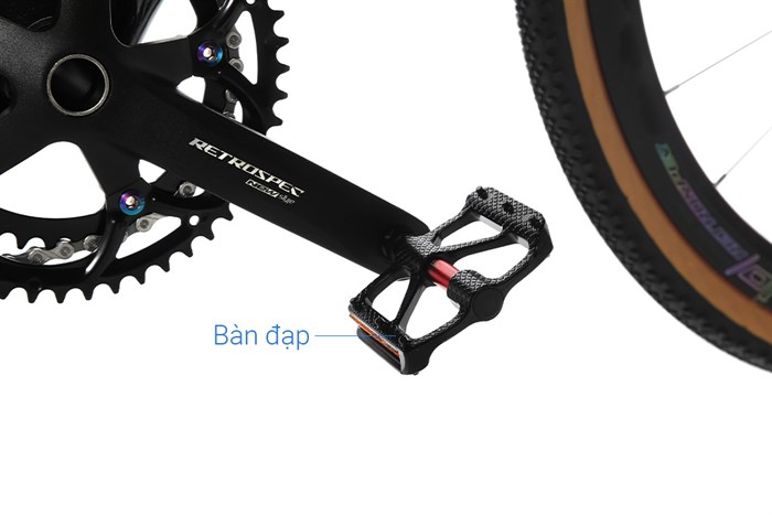 Xe Đạp Thể Thao Road Twitter Gravel PB Hybrid 29 inch Size M Màu Đen