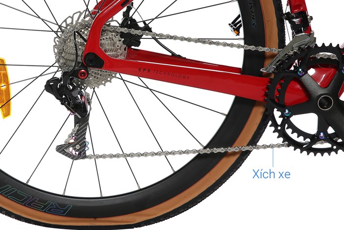 Xe Đạp Thể Thao Road Twitter Gravel PB Hybrid 29 inch Size M Màu Đỏ