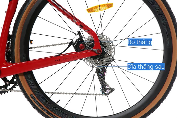 Xe Đạp Thể Thao Road Twitter Gravel PB Hybrid 29 inch Size M Màu Đỏ