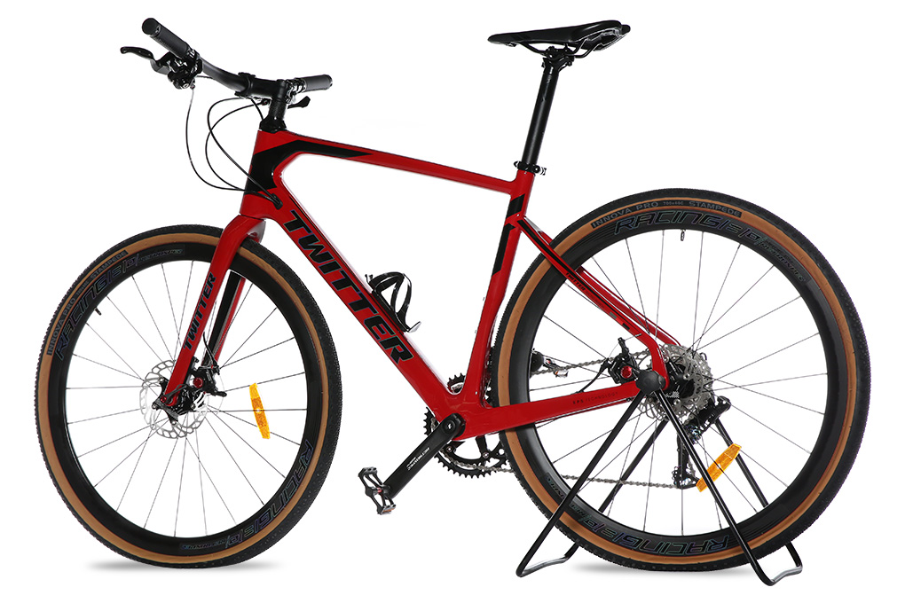 Xe Đạp Thể Thao Road Twitter Gravel PB Hybrid 29 inch Size M Màu Đỏ