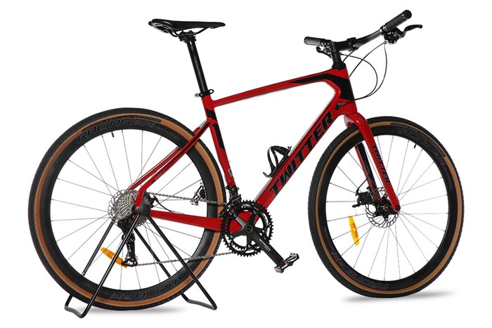 Xe Đạp Thể Thao Road Twitter Gravel PB Hybrid 29 inch Size M Màu Đỏ