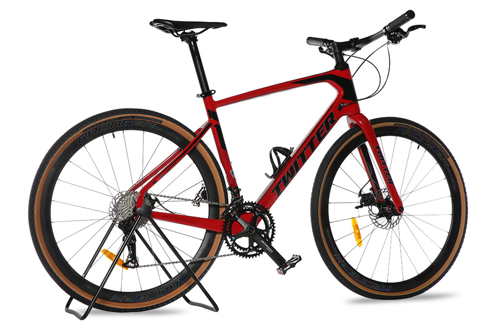 Xe Đạp Thể Thao Road Twitter Gravel PB Hybrid 29 inch Size M Màu Đỏ