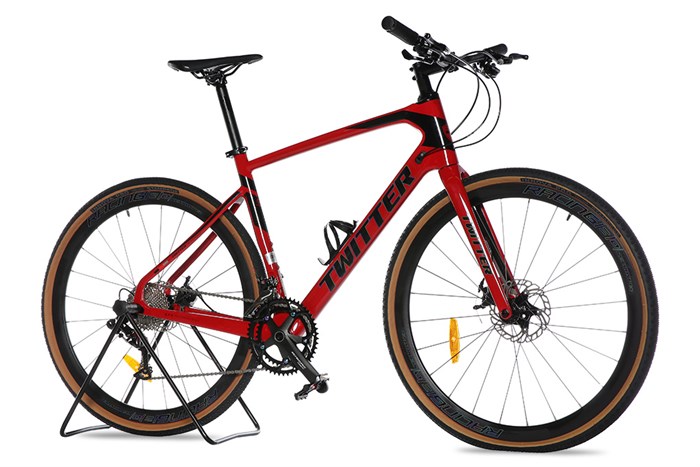 Xe Đạp Thể Thao Road Twitter Gravel PB Hybrid 29 inch Size M Màu Đỏ