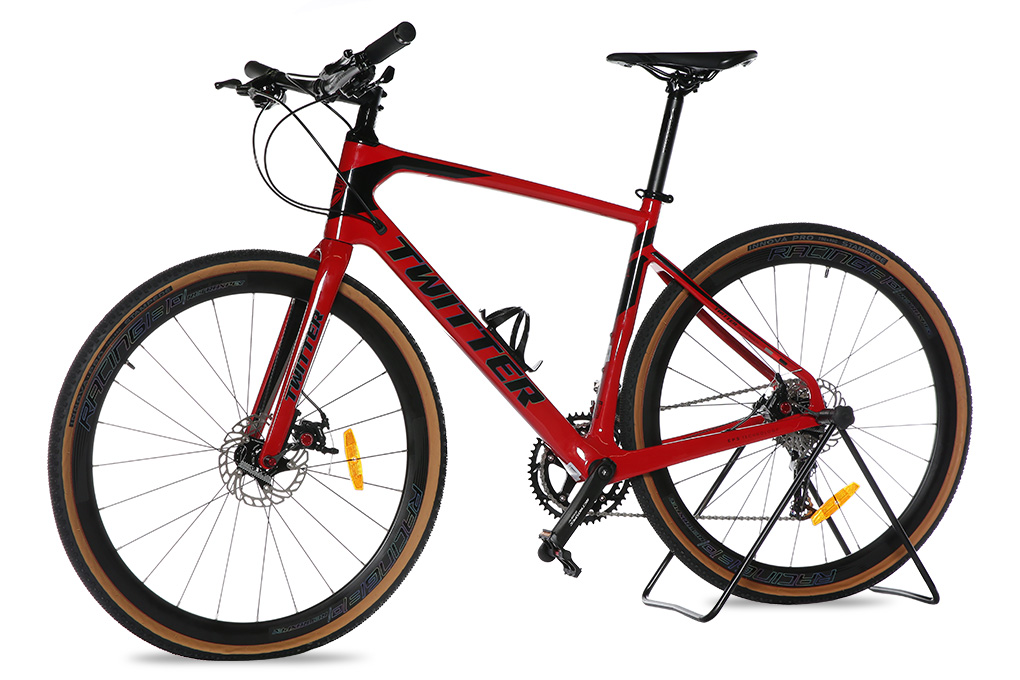 Xe Đạp Thể Thao Road Twitter Gravel PB Hybrid 29 inch Size M Màu Đỏ