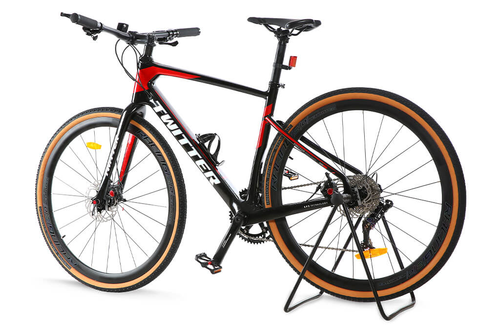 Xe Đạp Thể Thao Road Twitter Gravel PB Hybrid 29 inch Size M Màu Đen - Đỏ