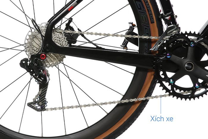 Xe Đạp Thể Thao Road Twitter Gravel PB Hybrid 29 inch Size S Màu Đen