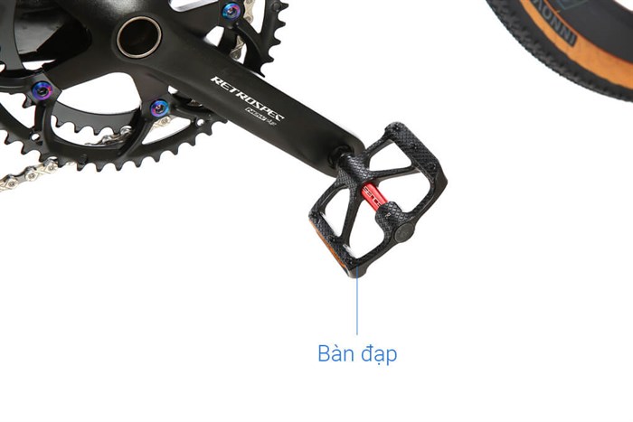 Xe Đạp Thể Thao Road Twitter Gravel PB Hybrid 29 inch Size S Màu Đen - Đỏ