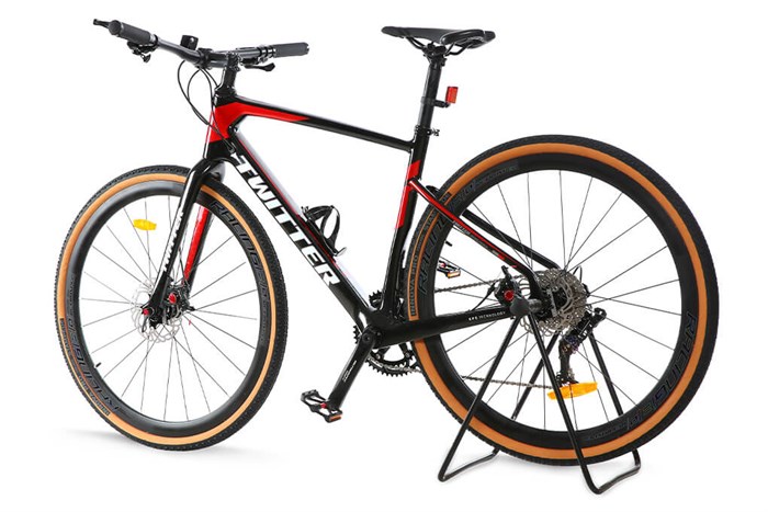 Xe Đạp Thể Thao Road Twitter Gravel PB Hybrid 29 inch Size S Màu Đen - Đỏ