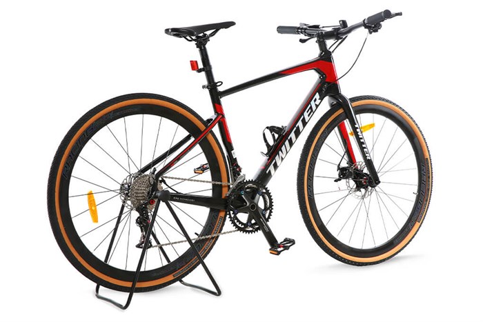 Xe Đạp Thể Thao Road Twitter Gravel PB Hybrid 29 inch Size S Màu Đen - Đỏ