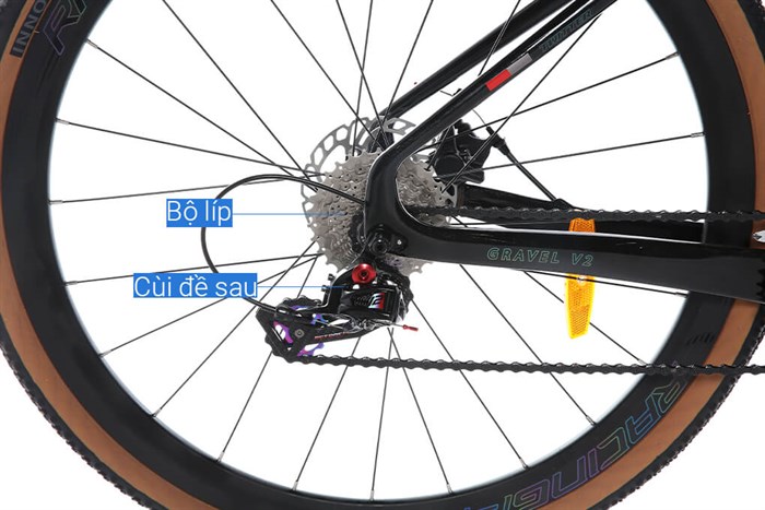 Xe Đạp Thể Thao Road Twitter Gravel V2 29 inch Size S Màu Cam