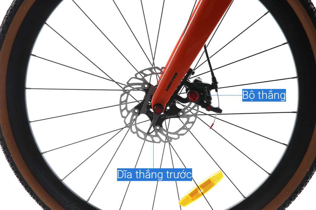 Xe Đạp Thể Thao Road Twitter Gravel V2 29 inch Size S Màu Cam