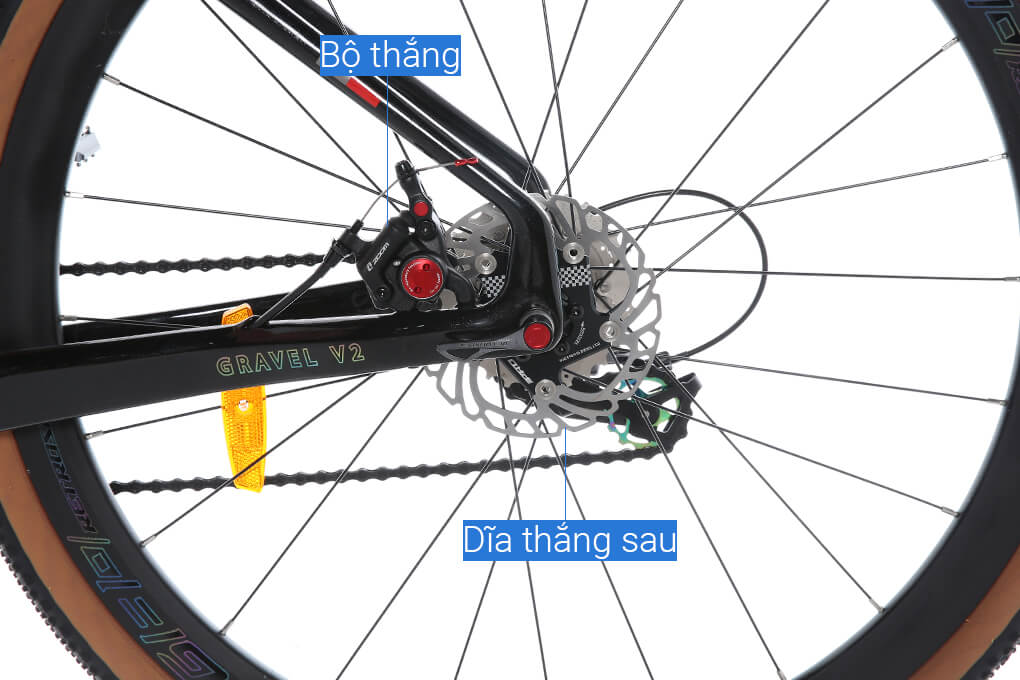 Xe Đạp Thể Thao Road Twitter Gravel V2 29 inch Size S Màu Cam