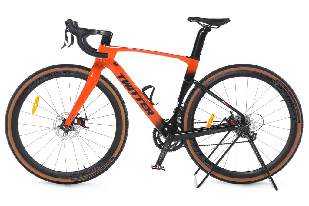 Xe Đạp Thể Thao Road Twitter Gravel V2 29 inch Size S Màu Cam