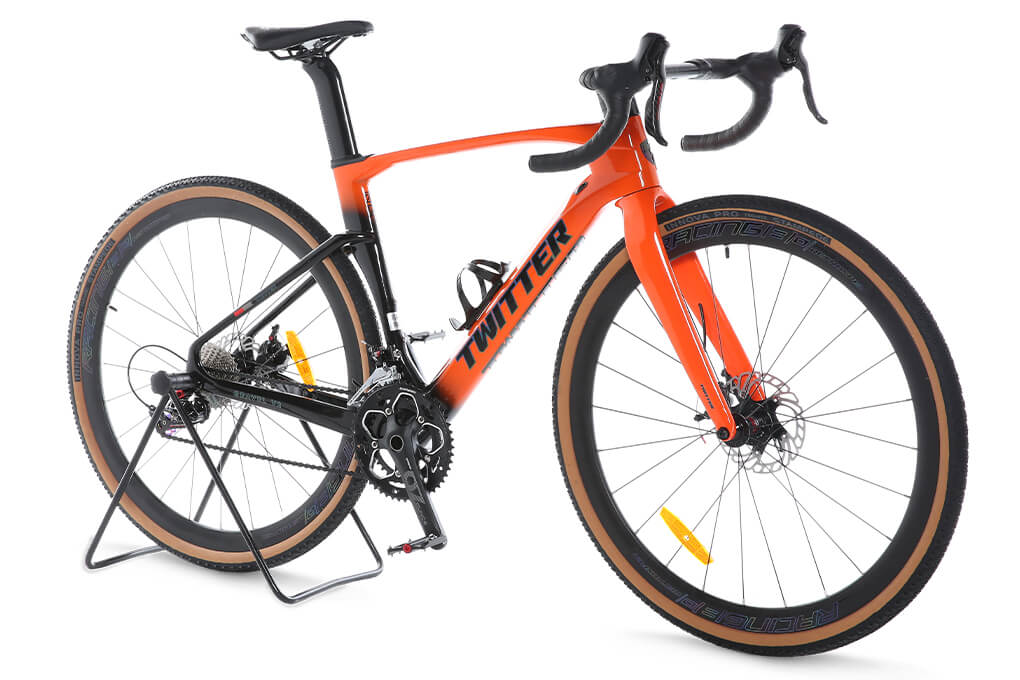 Xe Đạp Thể Thao Road Twitter Gravel V2 29 inch Size S Màu Cam