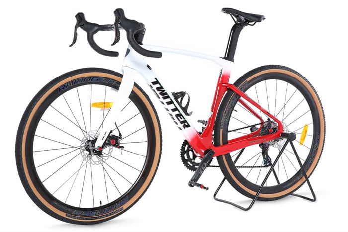 Xe Đạp Thể Thao Road Twitter Gravel V2 29 inch Size S Màu Trắng - Đỏ