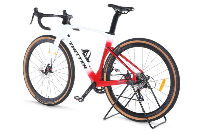 Xe Đạp Thể Thao Road Twitter Gravel V2 29 inch Size S Màu Trắng - Đỏ