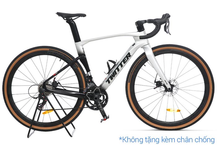 Xe Đạp Thể Thao Road Twitter Gravel V2 29 inch Size S Màu Trắng