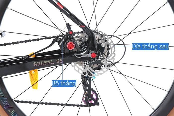 Xe Đạp Thể Thao Road Twitter Gravel V2 29 inch Size S Màu Trắng