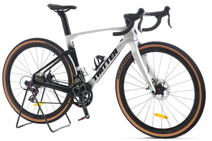 Xe Đạp Thể Thao Road Twitter Gravel V2 29 inch Size S Màu Trắng