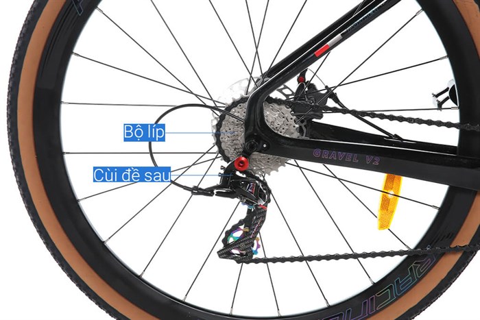 Xe Đạp Thể Thao Road Twitter Gravel V2 29 inch Size S Màu Vàng