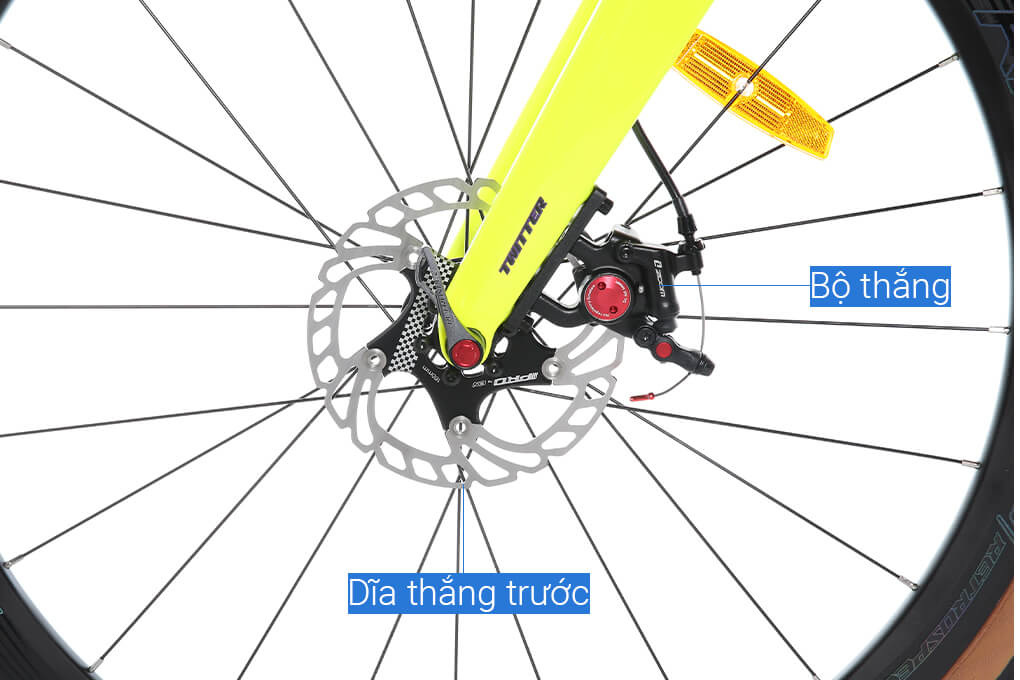 Xe Đạp Thể Thao Road Twitter Gravel V2 29 inch Size S Màu Vàng