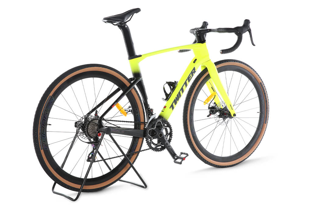 Xe Đạp Thể Thao Road Twitter Gravel V2 29 inch Size S Màu Vàng