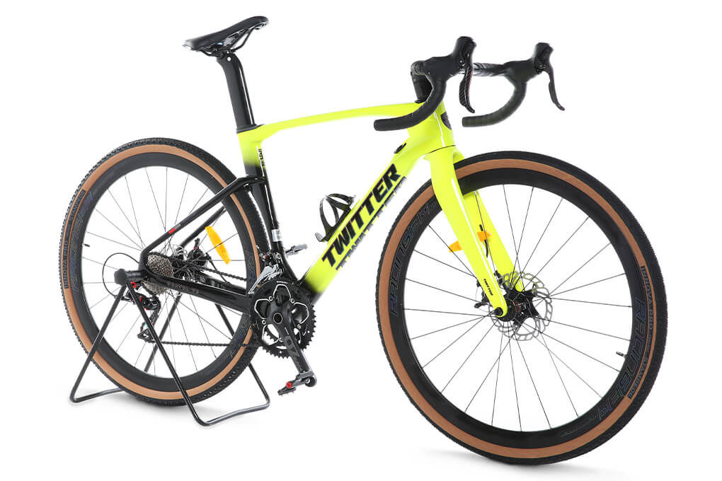 Xe Đạp Thể Thao Road Twitter Gravel V2 29 inch Size S Màu Vàng