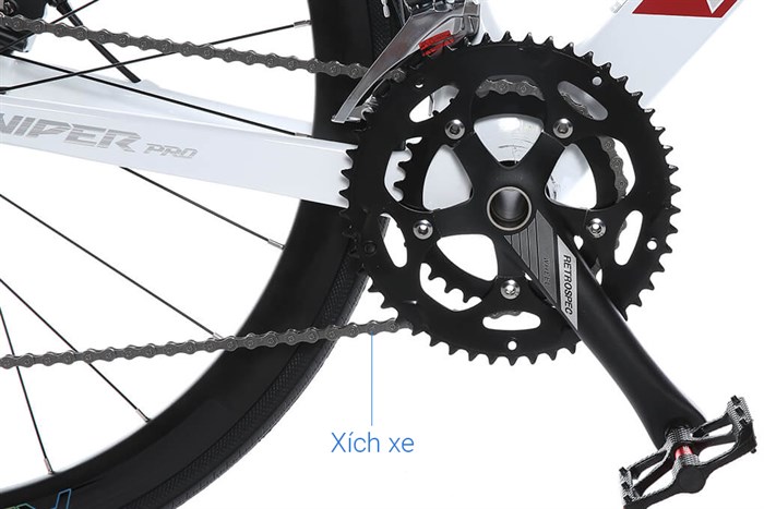 Xe Đạp Thể Thao Road Twitter Sniper 2.0 Disc 29 inch Size M Màu Trắng - Đỏ