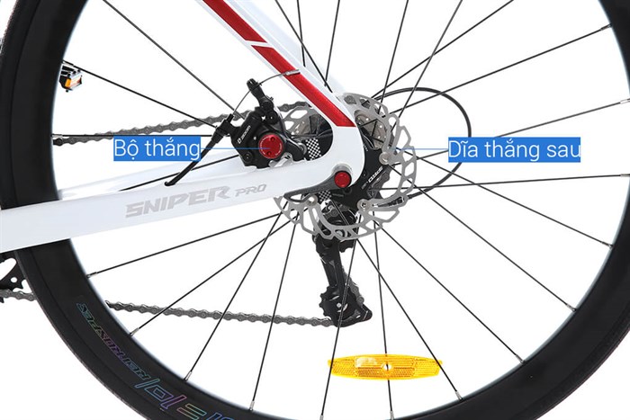 Xe Đạp Thể Thao Road Twitter Sniper 2.0 Disc 29 inch Size M Màu Trắng - Đỏ