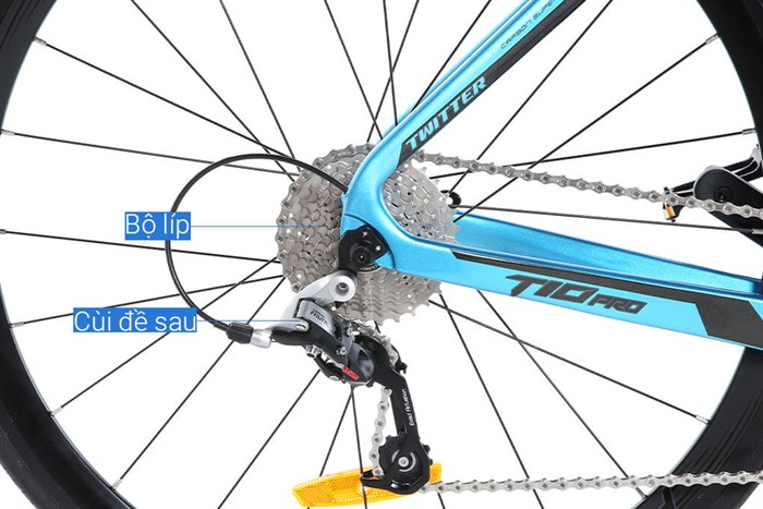 Xe Đạp Thể Thao Road Twitter T10 Pro C Brake Main 29 inch Size M Màu Xanh Dương