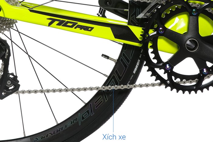 Xe Đạp Thể Thao Road Twitter T10 Pro C 29 inch Size M Màu Vàng