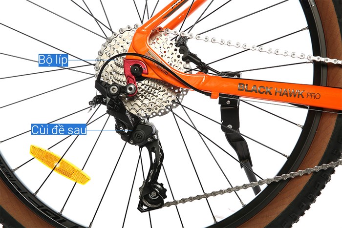 Xe Đạp Địa Hình MTB Twitter Blackhawk Pro 27.5 inch Size M Màu Cam