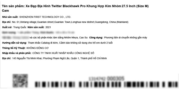 Xe Đạp Địa Hình MTB Twitter Blackhawk Pro 27.5 inch Size M Màu Cam