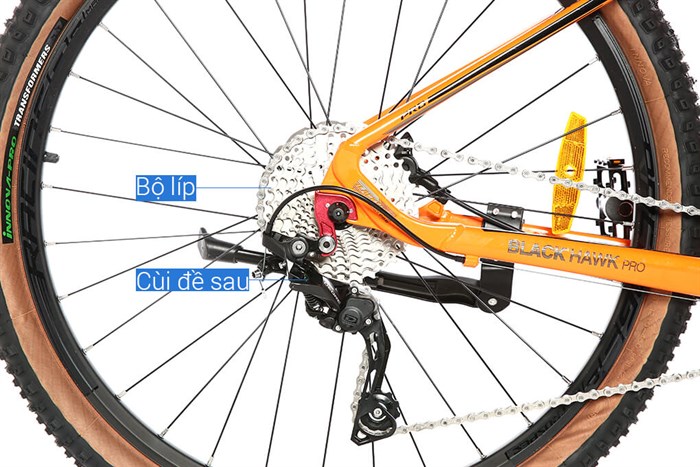 Xe Đạp Địa Hình MTB Twitter Blackhawk Pro 27.5 inch Size S Màu Cam