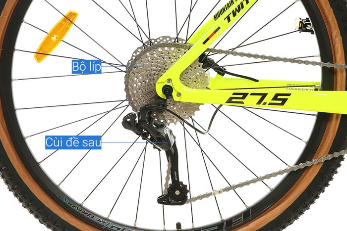 Xe Đạp Địa Hình MTB Twitter Leopard Pro Main 27.5 inch Size M