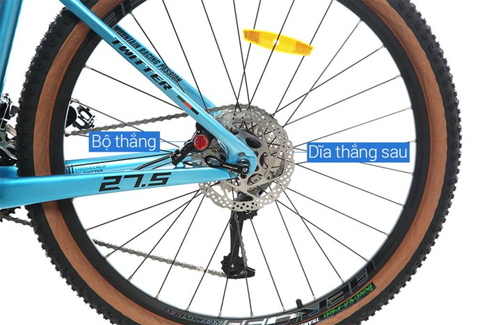 Xe Đạp Địa Hình MTB Twitter Leopard Pro Main 27.5 inch Size M