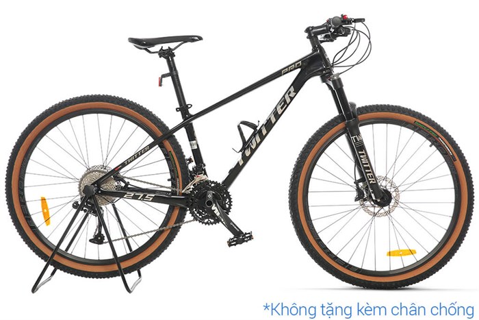 Xe Đạp Địa Hình MTB Twitter Leopard Pro Main 27.5 inch Size S Màu Đen
