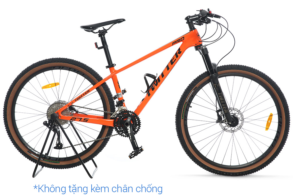 Xe Đạp Địa Hình MTB Twitter Leopard Pro Main 27.5 inch Size S Màu Cam