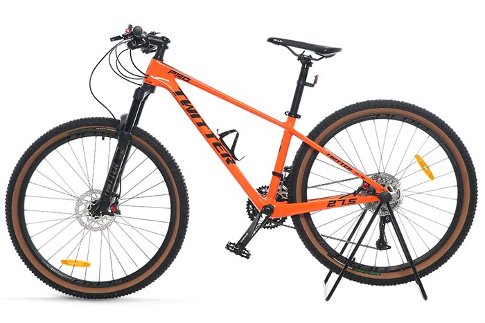 Xe Đạp Địa Hình MTB Twitter Leopard Pro Main 27.5 inch Size S Màu Cam