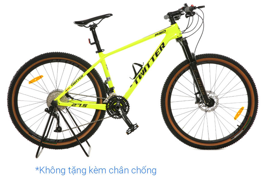 Xe Đạp Địa Hình MTB Twitter Leopard Pro Main 27.5 inch Size S Màu Vàng