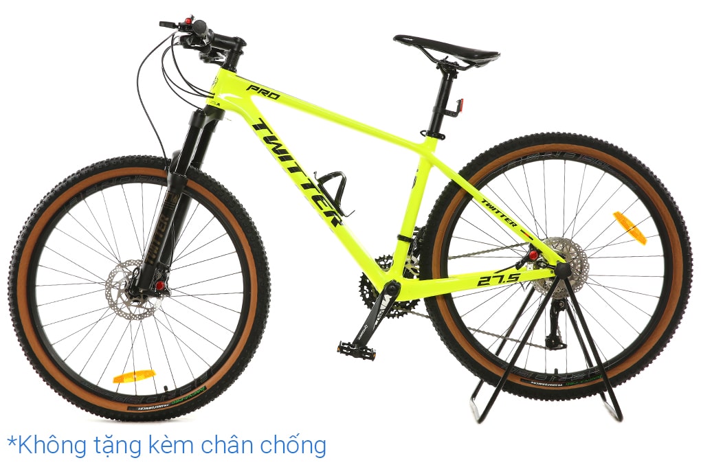 Xe Đạp Địa Hình MTB Twitter Leopard Pro Main 27.5 inch Size S Màu Vàng
