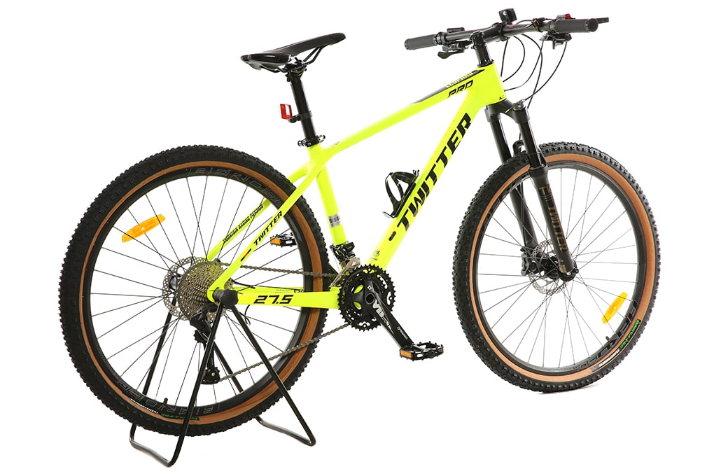 Xe Đạp Địa Hình MTB Twitter Leopard Pro Main 27.5 inch Size S Màu Vàng