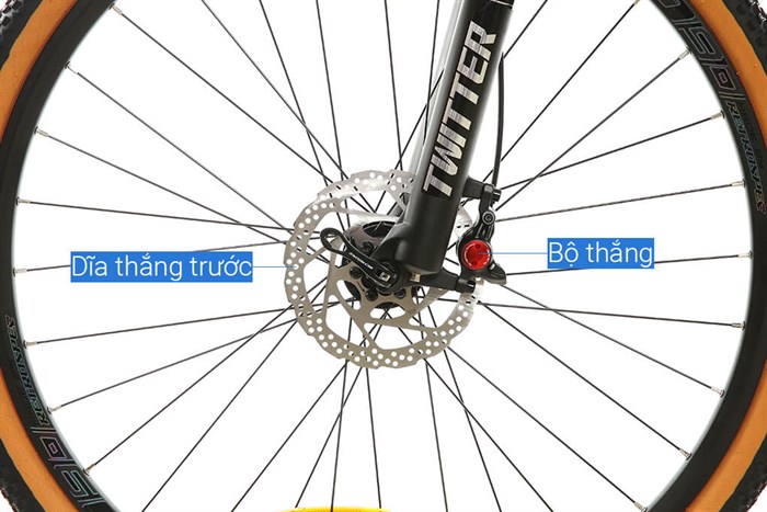 Xe Đạp Địa Hình MTB Twitter Leopard Pro Main 29 inch Size S Màu Đen