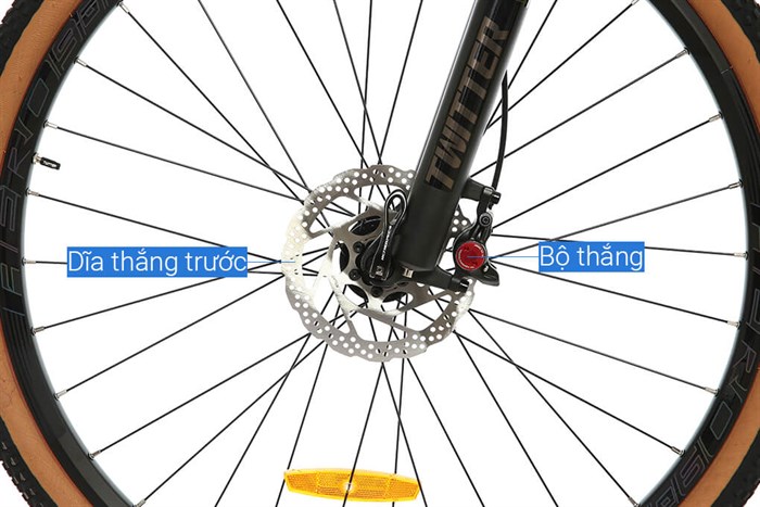 Xe Đạp Địa Hình MTB Twitter Leopard Pro Main 29 inch Size S Màu Vàng