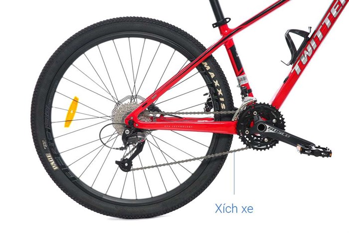 Xe Đạp Địa Hình MTB Twitter Storm 2.0 27.5 inch Size M Màu Đỏ